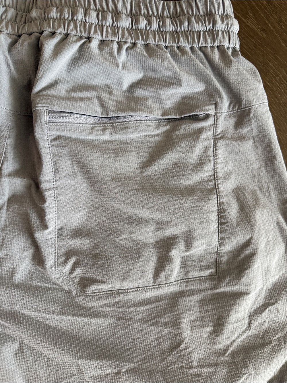 lululemon athletica Gray Athletic 5” Drawstring Shorts - Picture 4 of 7